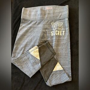 Victoria's Secret Light Heather Blue & Gray Capri Leggings